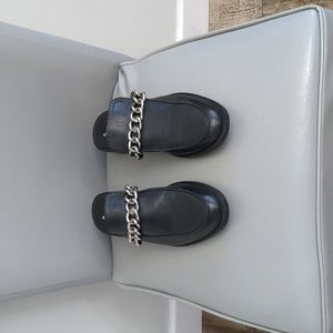 Free People Vida leather mules